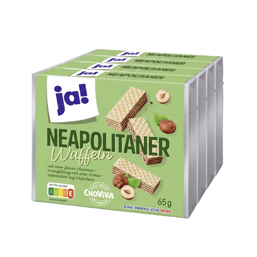 Napolitanske vafler 4 x 65 g - NORMAE