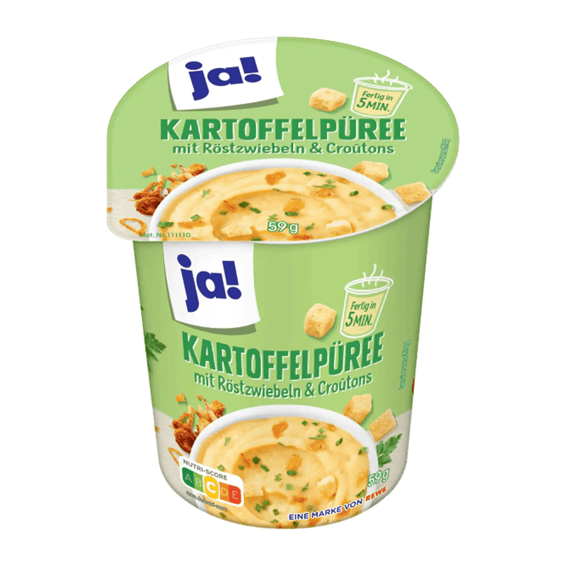Potetmos med stekt løk og krutonger, 59 g kopp - DEALS-OF-NORWAY