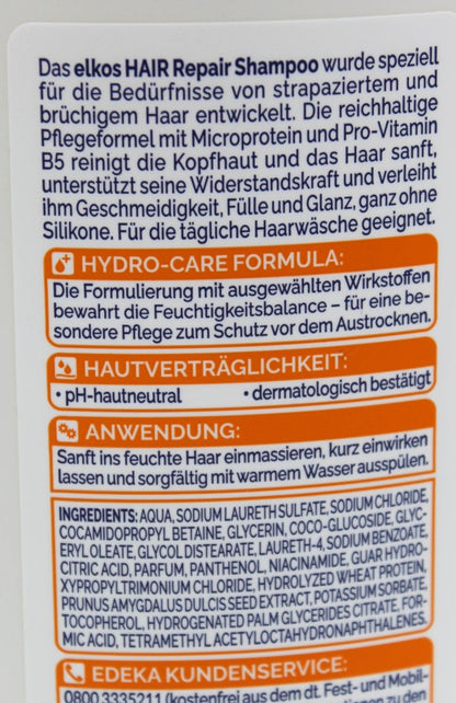 Reparerende sjampo 500 ml - DEALS - OF - NORWAY