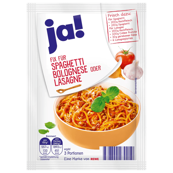 Sauspulver til spaghetti bolognese eller lasagne 45 g - NORMAE