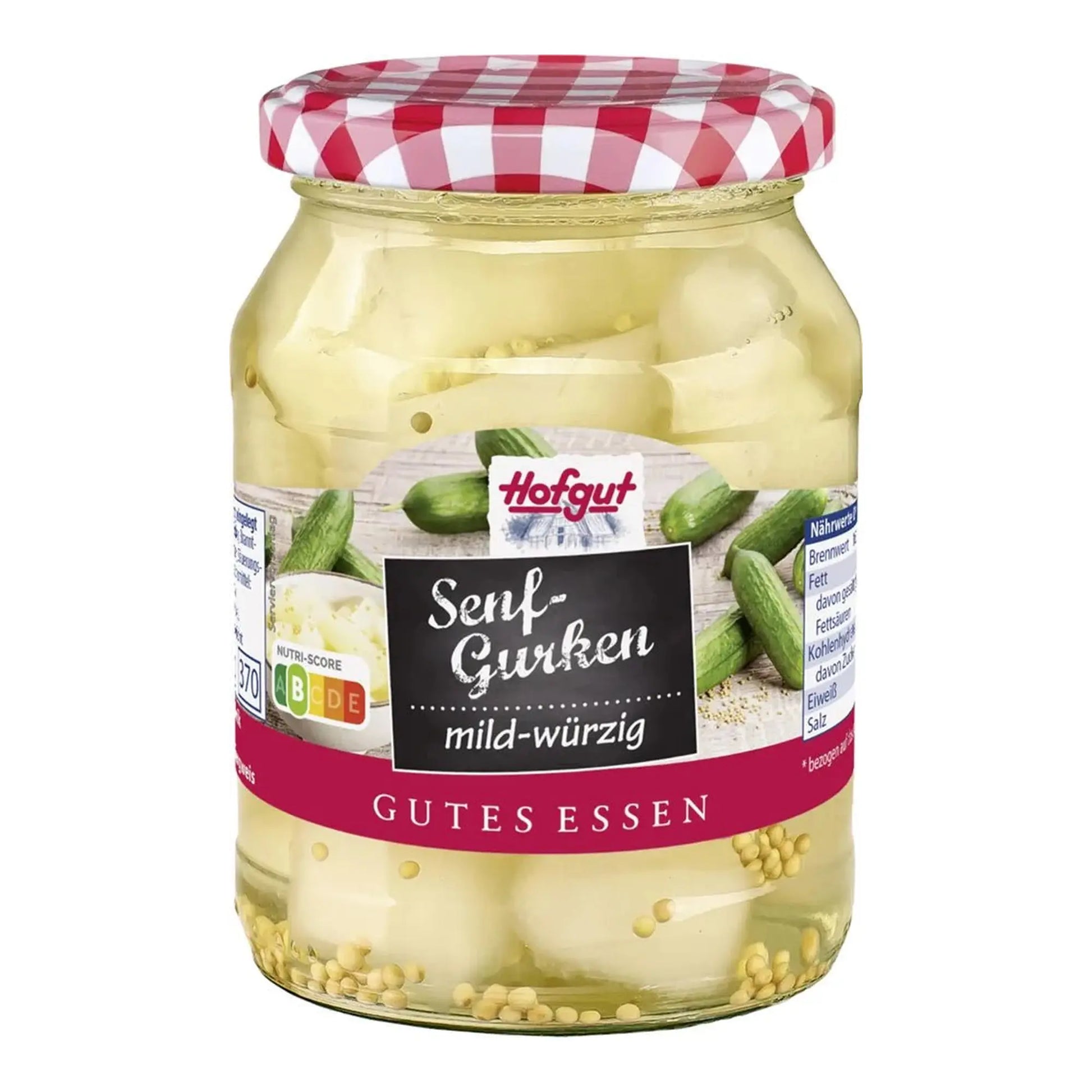 Sennepsagurker, 370 ml glass - DEALS-OF-NORWAY