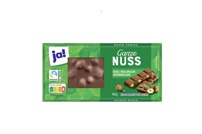 Sjokolade med hele nøtter 100 g - NORMAE