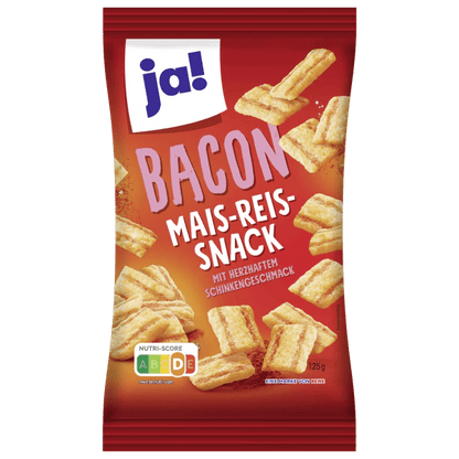 Snacks med bacon, mais og ris 125 g - NORMAE