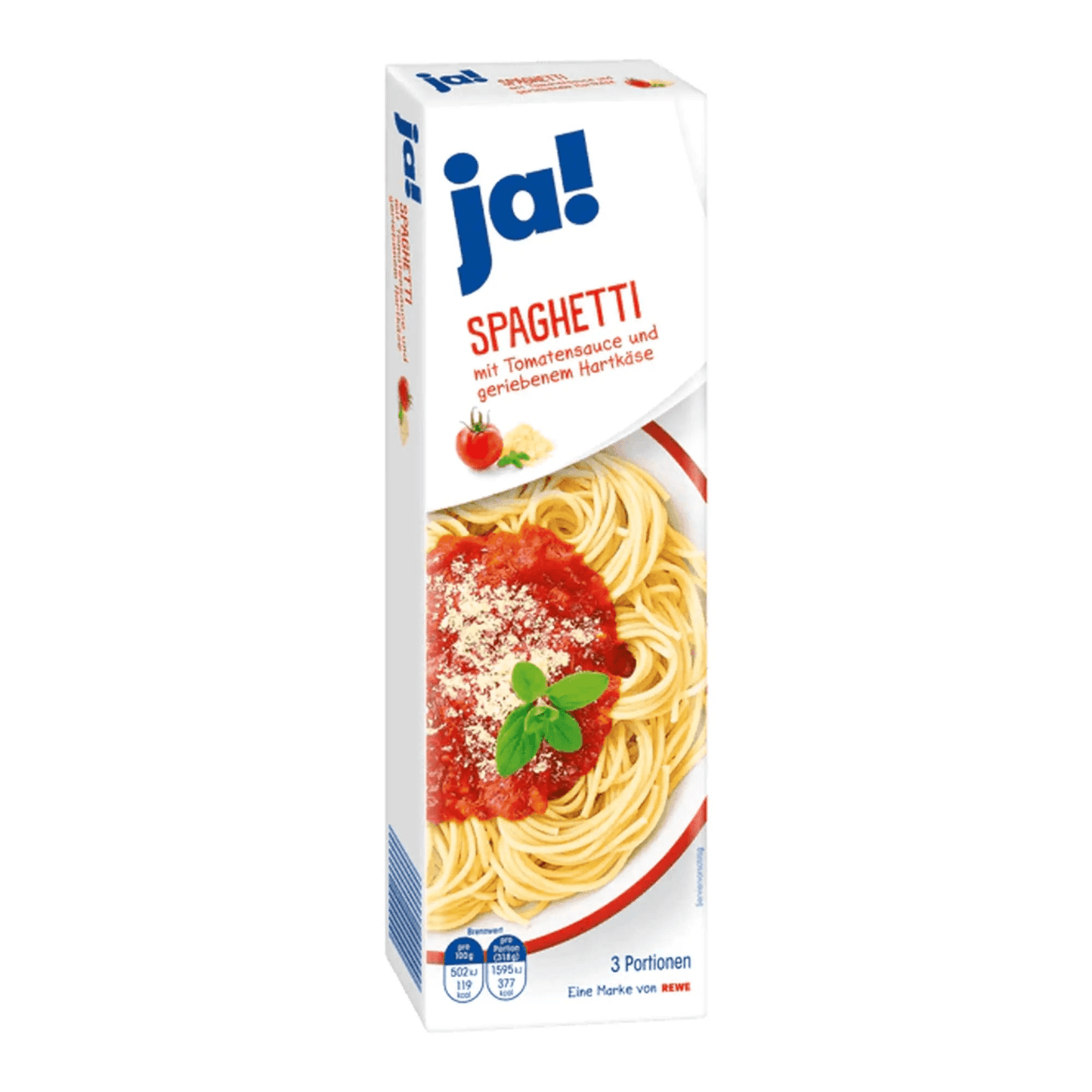 Spaghetti med tomatsaus og revet hard ost, 400 g - DEALS-OF-NORWAY