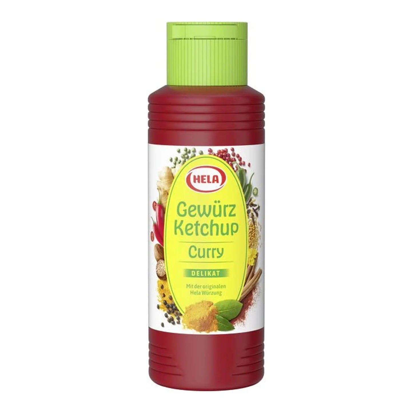 Krydret ketchup, mild, 300 ml flaske – produktbilde