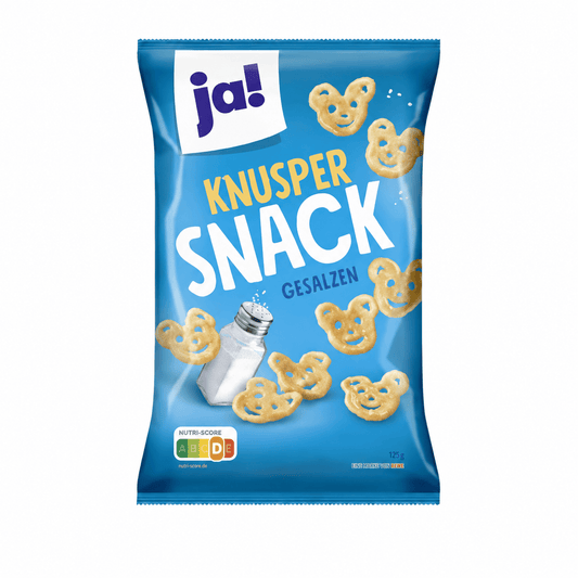 Sprø snack, saltet, 125 g - DEALS-OF-NORWAY