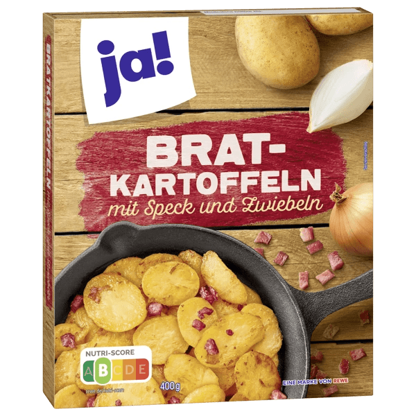 Stekte poteter med bacon og løk 400 g - NORMAE