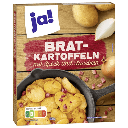 Stekte poteter med bacon og løk 400 g - NORMAE