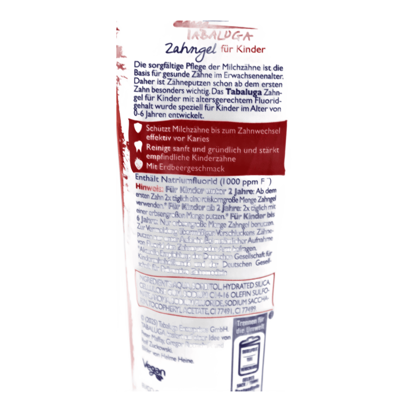 TABA tannkrem for barn 100 ml - DEALS-OF-NORWAY