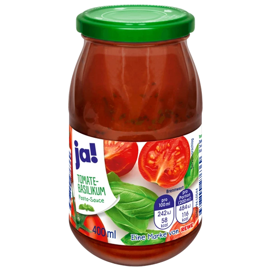 Tomat - og basilikumpasta - saus 400 g - NORMAE