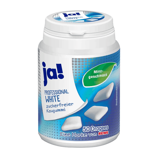 Tyggegummi med hvit mynte, sukkerfri, 50 stk. - DEALS-OF-NORWAY